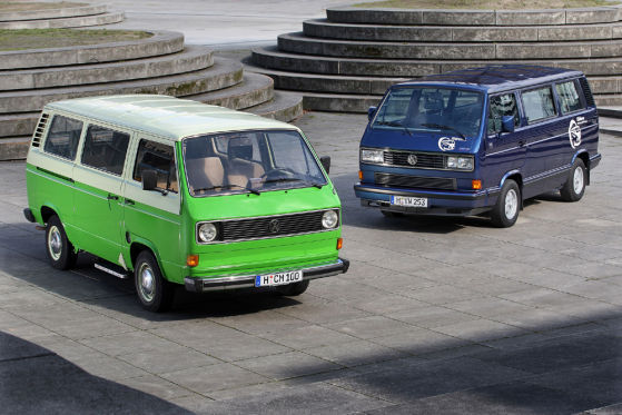 Der neue VW Bus wurde eckiger und hatte somit eine Kastenform