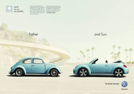 VW Beetle Cabriolet Kampagne