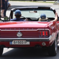 Ennstal-Classic 2013 Finale Chopard Race Car Trophy Ford Mustang Cabriolet