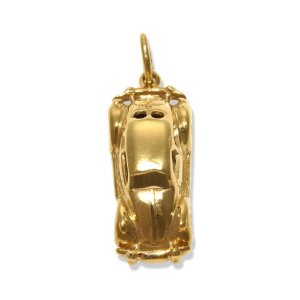 VW Käfer Gold Anhänger
