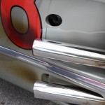 Ennstal Classic Mercedes Benz 300 SLR Auspuff Sidepipes Tröten