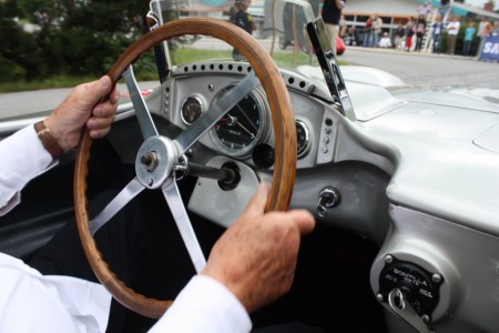 Tachometer Anzeige Mercedes Benz SLR Ennstal Classic Hans Herrmann