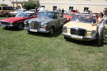 Oldtimertreffen Pinkafeld Mercedes Benz Reihe