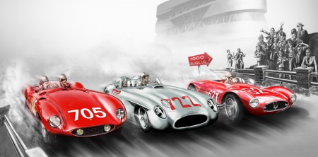 Sonderausstellung Mercedes-Benz Museum Mille Miglia