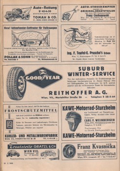 alte Werbung Goodyear