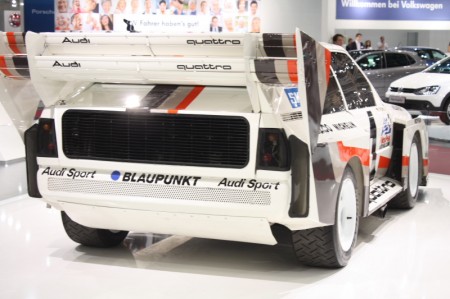 Vienna Autoshow 2013 Audi Sport Quattro S1 Pikes Peak Walter Röhrl