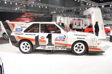 Vienna Autoshow 2013 Audi Sport Quattro S1 Pikes Peak Walter Röhrl