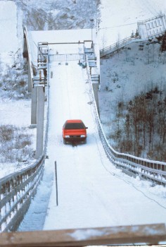 Audi Ski Schanze Werbung quattro