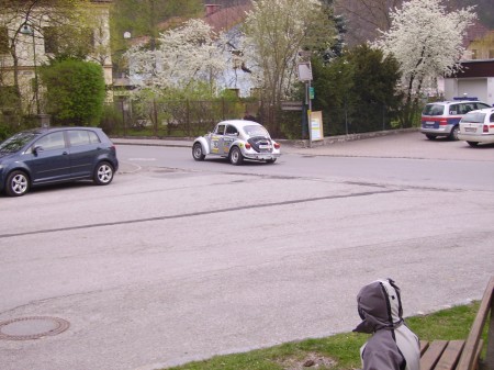 VW Porsche Austria Salzburgkäfer Rallye Käfer Kurvenlage