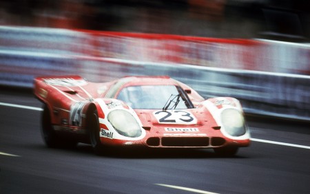 Le-Mans-Siegerwagen Porsche 917 KH mit Hans Herrmann und Richard Attwood