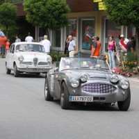 Ennstal-Classic 2013 Finale Austin Healey 300 Mk I Alfa Rome Giulietta