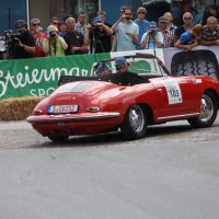 Ennstal-Classic 2013 Finale Porsche 356 Carrera Cabrio Dr. Wolfgang Porsche