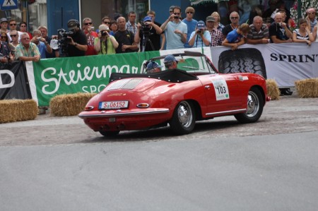 Ennstal-Classic 2013 Finale Porsche 356 Carrera Cabrio Dr. Wolfgang Porsche