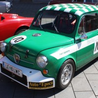 Oldtimerfahrt Kobersdorf Schloss Spiele Kobersdorf Böck Fiat Abarth