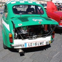 Oldtimerfahrt Kobersdorf Schloss Spiele Kobersdorf Böck Fiat Abarth