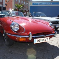 Oldtimerfahrt Kobersdorf Schloss Spiele 2013 Jaguar E-Type