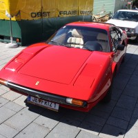Oldtimerfahrt Kobersdorf Schloss Spiele 2013 Böck Ferrari