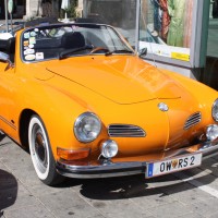 Oldtimerfahrt Kobersdorf Schloss Spiele Wolfgang Böck 2013 VW Karmann Ghia Cabrio