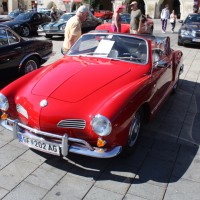 Oldtimerfahrt Kobersdorf Schloss Spiele Böck 2013 VW Karmann Ghia Cabrio