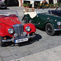 Oldtimerfahrt Kobersdorf Schloss Spiele Böck 2013 