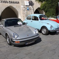 Oldtimerfahrt Kobersdorf Schloss Spiele Wolfgang Böck 2013 Porsche VW Käfer