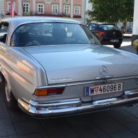 Oldtimerfahrt Kobersdorf Schloss Spiele Wolfgang Böck 2013 Mercedes Benz 280 SE 3.5