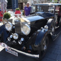 Oldtimerfahrt Schloss Spiele Kobersdorf 2013 Rolls Royce 20/25 HP Sport Saloon