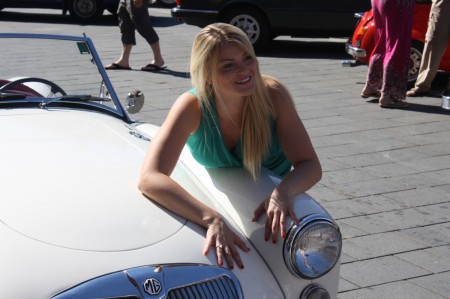 Oldtimerfahrt Kobersdorf 2013 Die Dame vom Maxim
