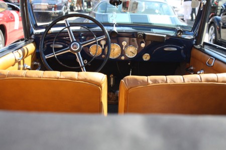 Oldtimerfahrt Schloss Spiele Kobersdorf 2013 Mercedes Benz Cabriolet