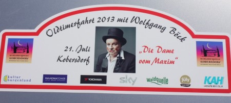 Oldtimerfahrt Kobersdorf Die Dame vom Maxim Wolfgang Böck