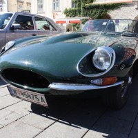 Oldtimerfahrt Schloss Spiele Kobersdorf 2013 Jaguar E-Type