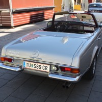 Oldtimerfahrt Schloss Spiele Kobersdorf 2013 Mercedes-Benz 280 SL Automatik Cabriolet