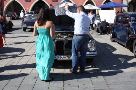 Oldtimerfahrt Schloss Spiele Kobersdorf 2013 Mercedes-Benz