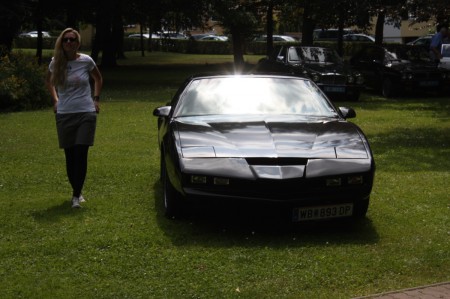 Oldtimertreffen Pinkafeld 2013 Kitt Knight Rider blonde Frau