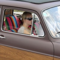 Oldtimertreffen Pinkafeld 2013 VW Typ 3 Kombi Frau