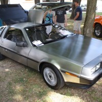 Oldtimertreffen Pinkafeld 2013 De Lorean Zurück in die Zukunft