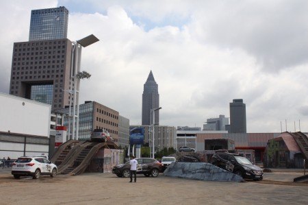 Frankfurt IAA Außengelände Offroad Gelände Parcour