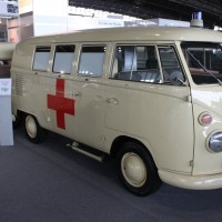 IAA Frankfurt Volkswagen Klassiker VW Bus T1 Rettungswagen Krankenwagen