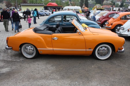 Volkswagen Karmann Ghia Cabriolet Dach offen Cabrio
