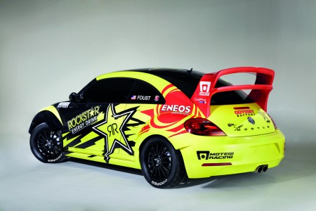 GRC Beetle des Volkswagen Andretti Rallycross Teams USA VW Heck