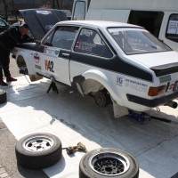 Rebenland Rallye 2014 Ford Escort RS 2000 Mk2 Gerhard Openauer Service