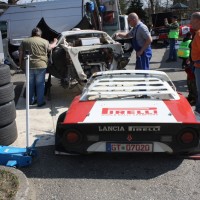 Rebenland Rallye 2014 Lancia Stratos Burghard Brink Service