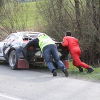 Rebenland Rallye 2014 Lancia Stratos Burghard Brink Ausfall SP 11