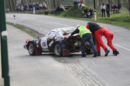 Rebenland Rallye 2014 Lancia Stratos Burghard Brink Ausfall SP 11