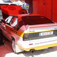 Lavanttal Rallye 2014 Audi Quattro Coupe Service Horst Stürmer