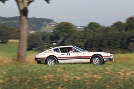 Volkswagen Classic mit drei luftgekuehlten Klassikern bei der Donau Classic