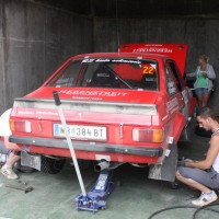 Schneebergland Rallye 2014 Ford Escort RS 2000 Oskar Hebenstreit Service