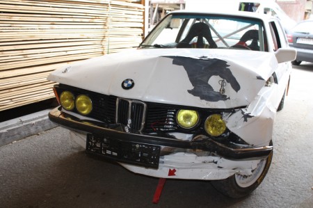 Schneebergland Rallye 2014 BMW E21 318 Unfall Crash Auto Blechschaden