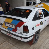 Schneebergland Rallye 2014 Opel Kadett GSI 16V Kurt Adam Gerlinde Krenn Service