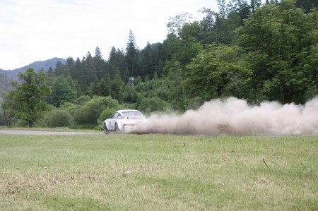 Schneebergland Rallye 2014 Porsche 911 Willi Rabl Staub Wolke SP 12